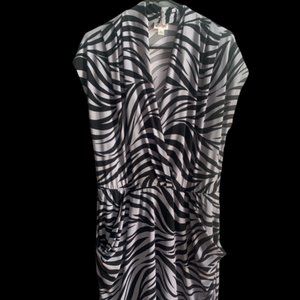 Tiger Print Tulip Mini Dress